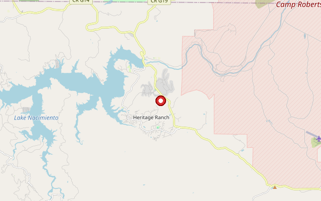 Map of service area in San Luis Obispo County