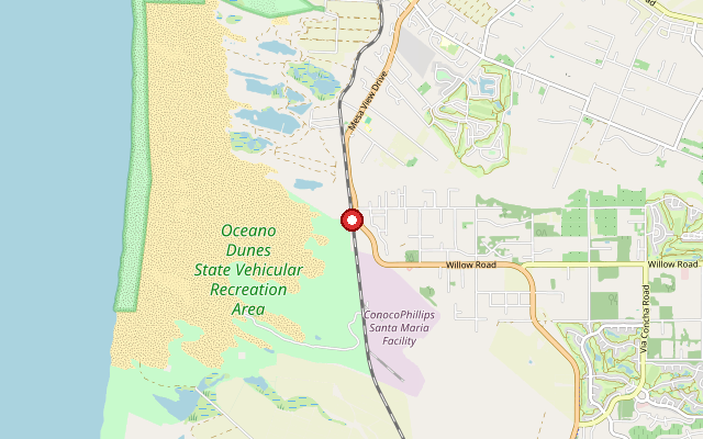 Map of service area in San Luis Obispo County