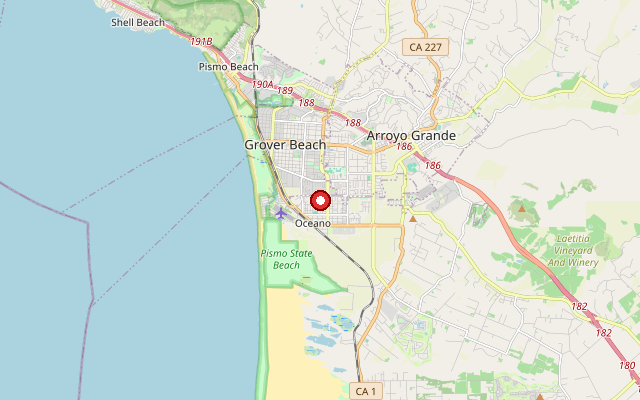 Map of service area in San Luis Obispo County