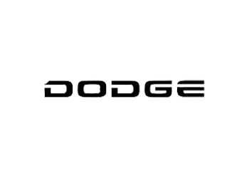 Dodge automotive brand logo in black and white.